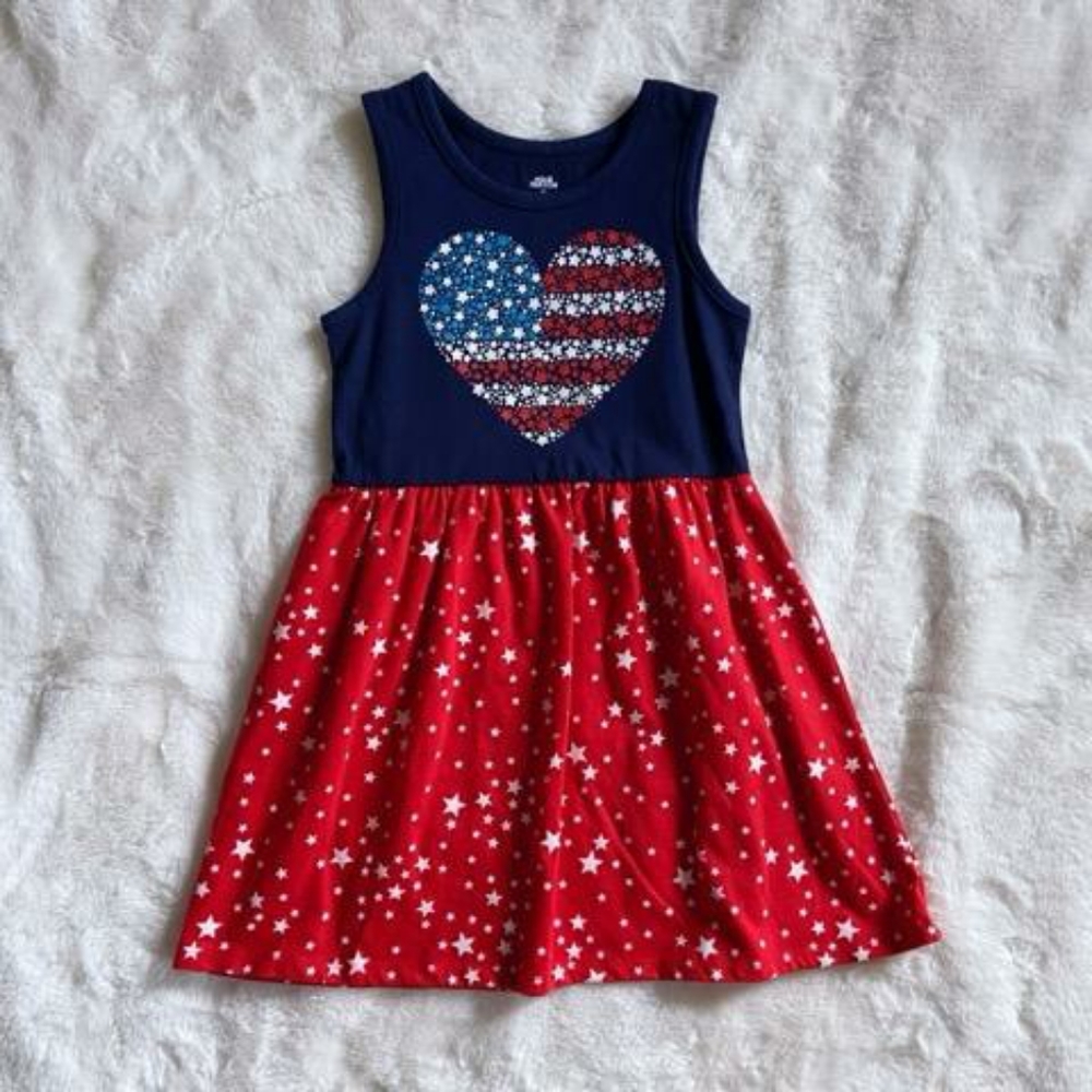 Bon Ton Mix & Match Red White Blue Dress
